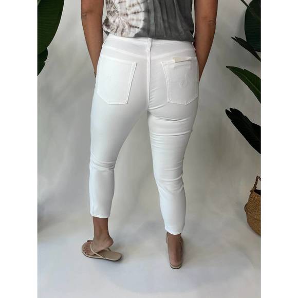 NEW AG JEANS prima crop in white